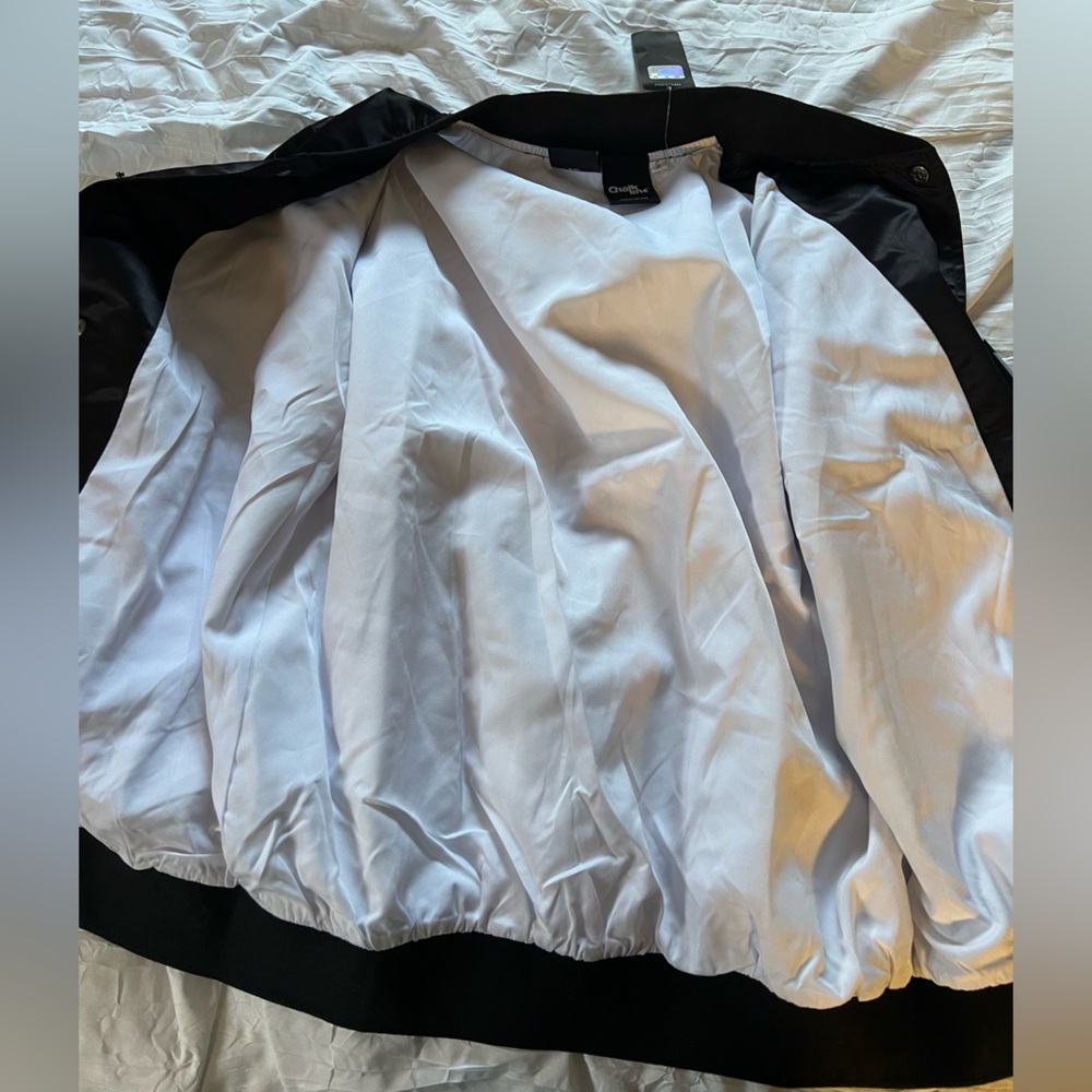 Chalk Line Los Angeles Oakland Raiders Fanimation Bomber Jacket Small
